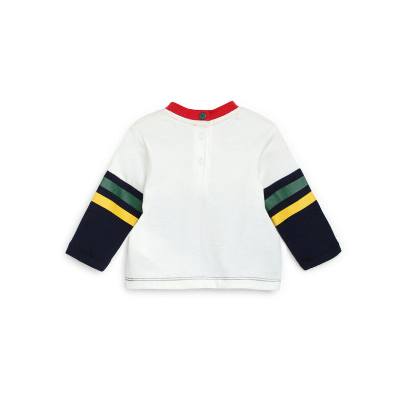Boys Dark Blue Printed Long Sleeve T-Shirt image number null